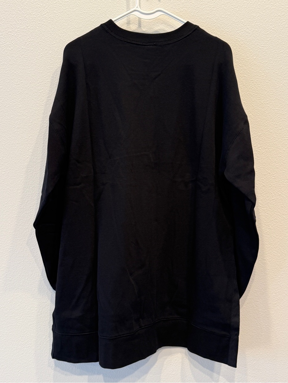 SoComfy Relaxed Tunic Sweatshirt Crewneck Pullover Black Old Navy Large Tall LT - Picture 8 of 10